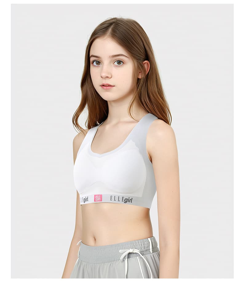 ELLE 中学生ブラ やさしい着け心地 成長サポートブラ
